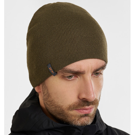 Шапка H.U.T. Dude двусторонняя, хаки/мандарин