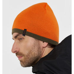 Шапка H.U.T. Dude двусторонняя, хаки/мандарин