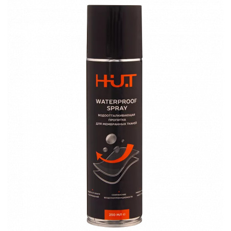 Водоотталкивающая пропитка H.U.T. для мембранных тканей, аэрозоль, 250 мл.