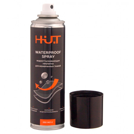 Водоотталкивающая пропитка H.U.T. для мембранных тканей, аэрозоль, 250 мл.