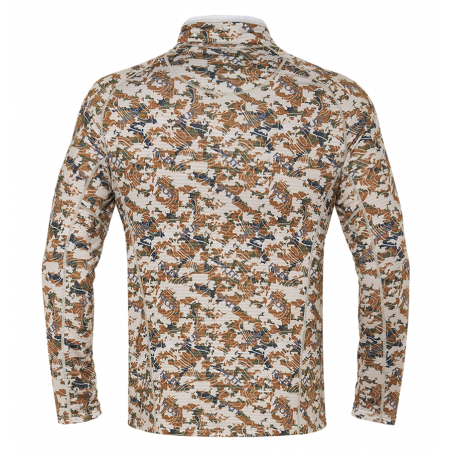 Термобельё мужское H.U.T. Yugan, лонгслив с воротником, хаки/оливковый