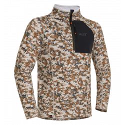 Термобельё мужское H.U.T. Yugan, лонгслив с воротником, хаки/оливковый