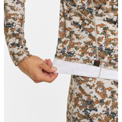 Термобельё мужское H.U.T. Yugan, лонгслив с воротником, хаки/оливковый