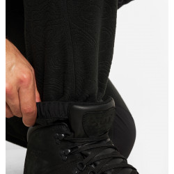 Брюки мужские H.U.T. Vodla, флисовые, чёрные