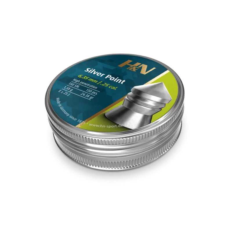 Пульки HN Silver Point 6.35мм (150 штук)