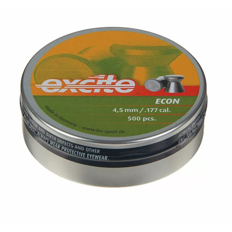 Пульки HN Excite Econ II 4.5мм (500 штук)