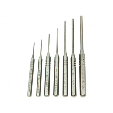 Выколотки Grace USA для пружинных штифтов, комплект 7 шт.