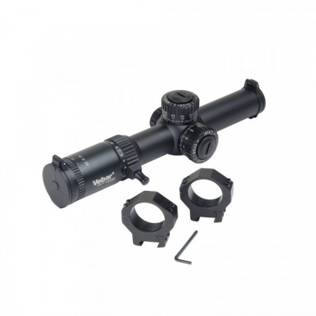 Оптический прицел Veber Wolf II 1-10х26 GB FD Загонник (27180)