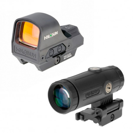 Комплект коллиматор HE510C-GR, зелёная марка и 3-х кратный увеличитель HM3X