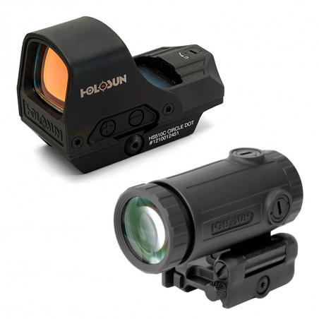 Комплект коллиматор HS510C, красная марка и 3-х кратный увеличитель HM3XT