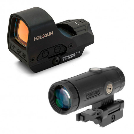 Комплект коллиматор HS510C, красная марка и 3-х кратный увеличитель HM3X