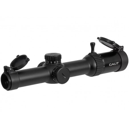 Прицел Gaut Obsidian 1-8x24, сетка 62 (Half MD), 1/2 МОА