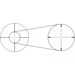 Прицел Gaut Quartz 3-9x40 AO, сетка 2 (Mil-Dot), кольца, подсветка