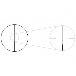 Прицел Gaut Quartz 1-4x24, сетка 65, без подсветки