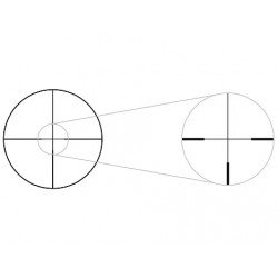 Прицел Gaut Quartz 1-4x24, сетка 65, без подсветки