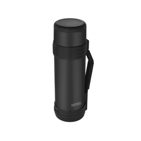 Термос для напитков THERMOS NCD-1000 BK 1.0L, складная ручка, чёрный