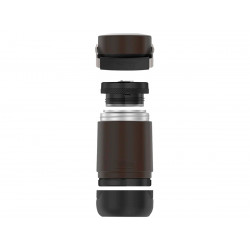 Термос для еды THERMOS GUARDIAN TS-3039 BKT 0.8L, складная ложка,коричневый