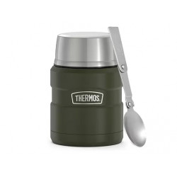 Термос для еды THERMOS KING SK-3000 MAG 0,47L, складная ложка, хаки