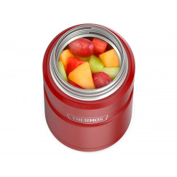 Термос для еды THERMOS KING SK-3021 MRR 0,7L, складная ложка, Rustic Red