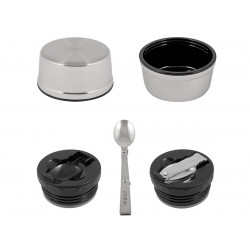 Термос для еды THERMOS KING SK-3021 MRR 0,7L, складная ложка, Rustic Red