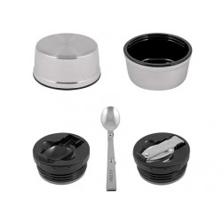 Термос для еды THERMOS KING SK-3021 MRR 0,7L, складная ложка, Rustic Red