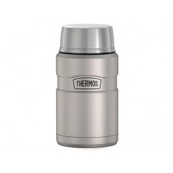 Термос для еды THERMOS KING SK-3021 MMS 0,7L, складная ложка, стальной
