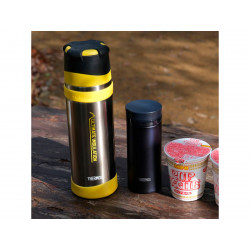 Термос для напитков THERMOS FFX-501 CS 0.5L, стальной/жёлтый