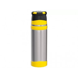 Термос для напитков THERMOS FFX-501 CS 0.5L, стальной/жёлтый