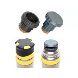 Термос для напитков THERMOS FFX-501 CS 0.5L, стальной/жёлтый