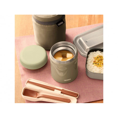 Термос для еды THERMOS JEB-400 KKI 0.4L, оливковый