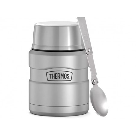 Термос для еды THERMOS KING SK-3000 MMS 0,47L складная ложка, стальной