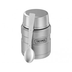 Термос для еды THERMOS KING SK-3000 MMS 0,47L складная ложка, стальной