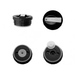 Термос для еды THERMOS KING SK-3000 MMB 0,47L, складная ложка, чёрный