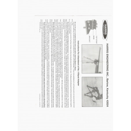 Адаптер Harris 4 для сошек, на ствол