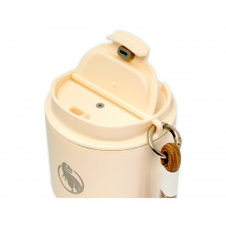 Термокружка THEROPOD TP-9149 0.34L, герметичная крышка, цвет белый