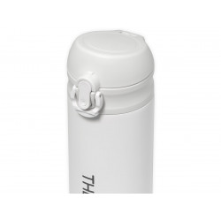 Термокружка THEROPOD TP-9102 0.48L, откидной механизм, цвет белый