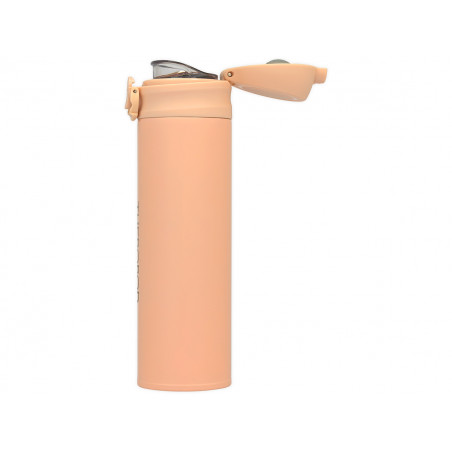 Термокружка THEROPOD TP-9102 0.48L, откидной механизм, цвет розовый