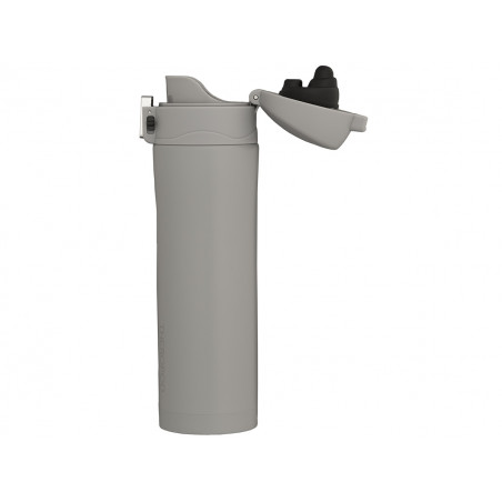 Термокружка THEROPOD TP-19-420-CG 0.42L, откидной механизм, серый