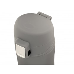 Термокружка THEROPOD TP-19-420-CG 0.42L, откидной механизм, серый