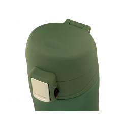 Термокружка THEROPOD TP-19-420-G 0.42L, откидной механизм, зелёный