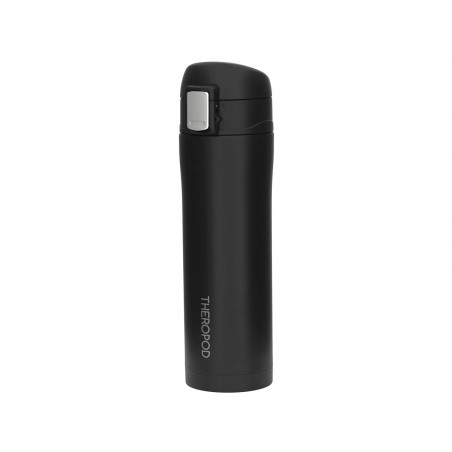 Термокружка THEROPOD TP-19-420-B 0.42L, откидной механизм, чёрный