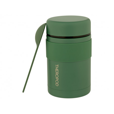 Термос для еды THEROPOD TP-20-520-G 0.52L, нержавеющая сталь, ложка,зелёный