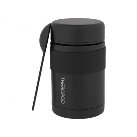 Термос для еды THEROPOD TP-20-520-B 0.52L, нержавеющая сталь, ложка, чёрный