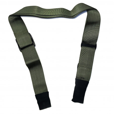 Быстрорегулируемый оружейный ремень R-2F двухточечный (карабин/QD) и беруши, олива