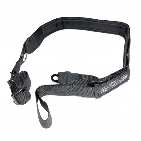 Оружейный ремень "Двухточка, штурм" (несъемный карабин)