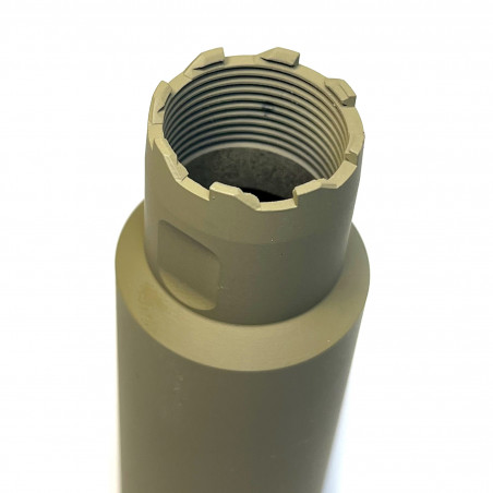 Дожигатель Вектор-7.62 VR-DTLS gen2, M24x1.5, калибр 5.45/223, сталь, COYOTE TAN