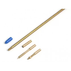 Шомпол ЧИСТОGUN калибр .22 - .26, L90см, латунь