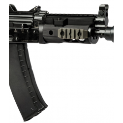 Планка пикатинни M-Lok 5 слотов, стеклонаполненный полиамид, ODG (Olive Drab Green)