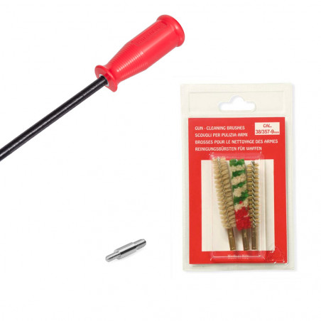 Шомпол с набором ёршиков для чистки AR-9