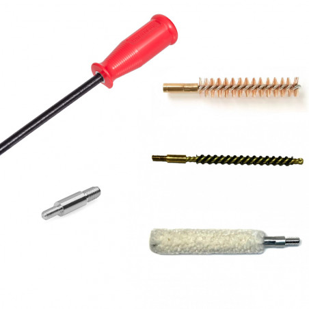 Шомпол с набором ёршиков для чистки NL9